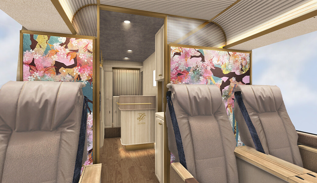 季節に​応じた​絵画を​掲出